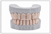 Jumbo (6 Pointer) VVS Moissanite Diamond Rose Grillz