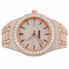 K Square Customised Moissanite Rose Watch