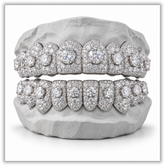 Moissanite Honeymoon Set Grillz DQ1057
