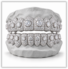 Moissanite Honeymoon Set Grillz DQ1057