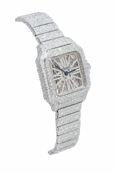 VVS Lab Made Moissanite Yellow Watch