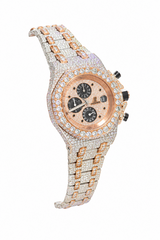 VVS Lab Made Moissanite Rose Watch